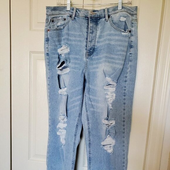 Vanilla Star Denim - NWOT Vanilla Star Heavy Distressed Jeans  Size 16